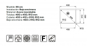 FREGADERO INOX MODELO BOX BXX 110-45  FRANKE 122.0393.807 NOVEDAD