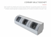 ENCHUFE DE SUPERFICIE PARA RINCON CORNER MULTISOCKET CUCINEOGGI