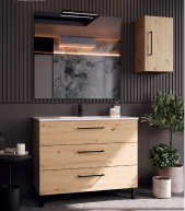 OFERTA  MUEBLE DE BAÑO NEOS 3 CAJONES. CAMPOARAS ( entrega inmediata)